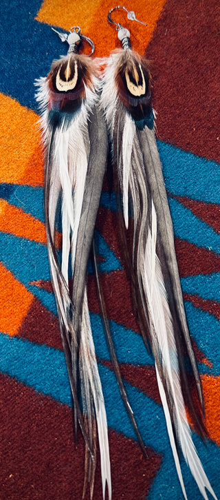 Feather earrings