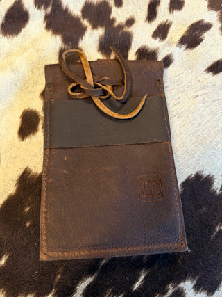 Back cinch saddle cell phone holder