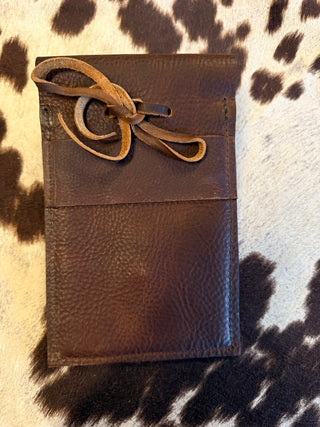 Back cinch saddle cell phone holder