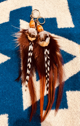 Feather earrings