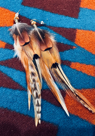 Feather earrings